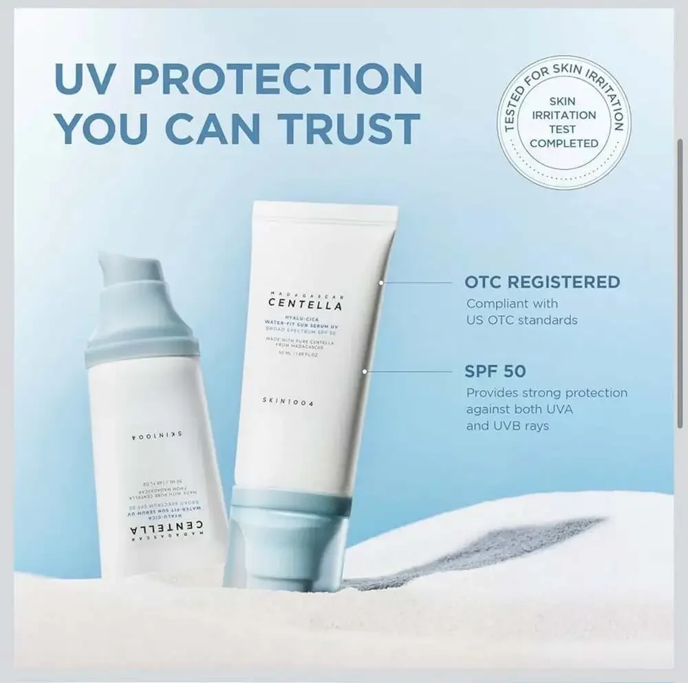 SKIN1004 Madagascar Centella Hyalu-Cica Water-Fit Sun Serum SPF 50 50ml